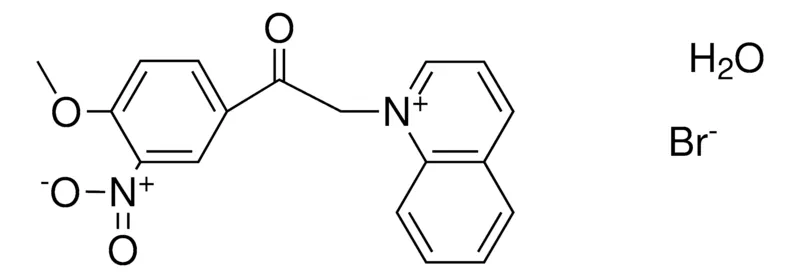 Sigma-Aldrich 1-(2-(4-METHOXY-3-NITRO-PHENYL)-2-OXO-ETHYL)-QUINOLINIUM, BROMIDE HYDRATE,AldrichCPR