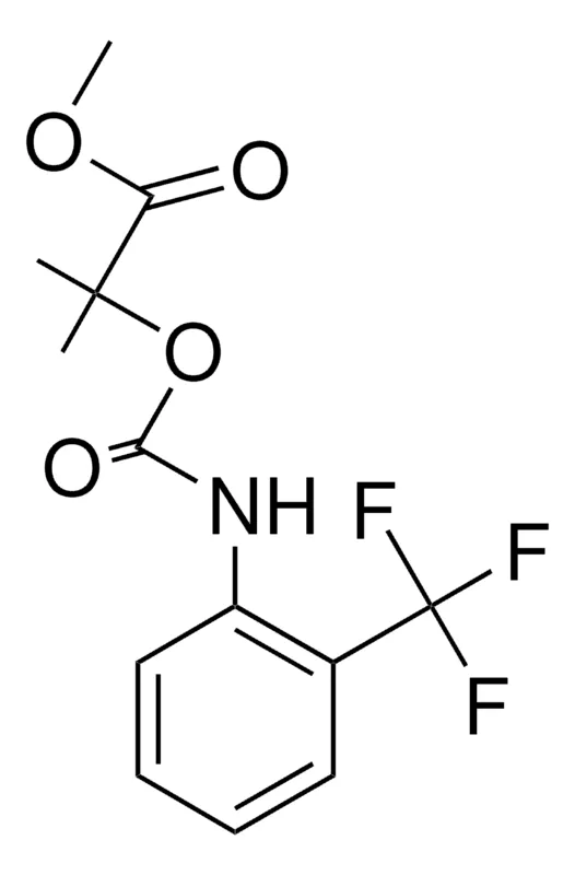 Sigma-Aldrich METHYL 2-(N-(5-(TRIFLUOROMETHYL)PHENYL)CARBAMOYLOXY)-2-METHYLPROPIONATE,AldrichCPR