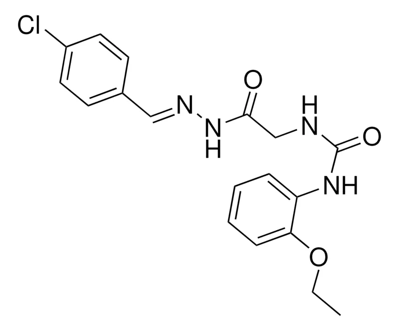 Sigma-Aldrich 2-(3-(2-ETHOXYPHENYL)UREIDO)ACETIC (4-CHLOROBENZYLIDENE)HYDRAZIDE,AldrichCPR