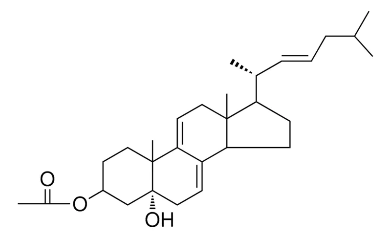 Sigma-Aldrich (22EZ)-5-HYDROXY-5-ALPHA-CHOLESTA-7,9(11),22-TRIENE-3-BETA-YL ACETATE,AldrichCPR