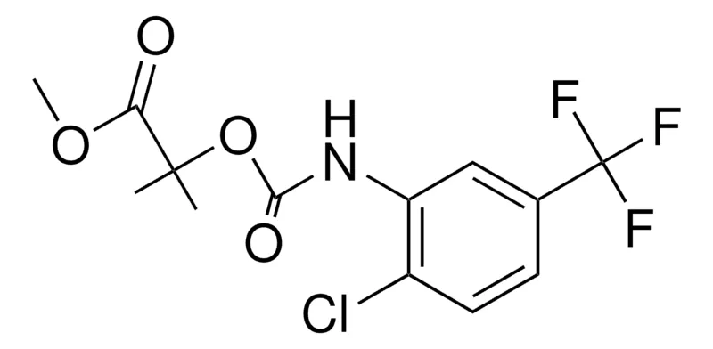 Sigma-Aldrich METHYL 2-(N-(2-CHLORO-5-(TRIFLUOROMETHYL)PHENYL)CARBAMOYLOXY)-2-METHYLPROPIONATE,AldrichCPR