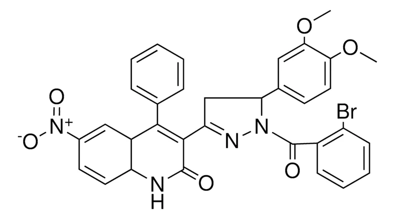 Sigma-Aldrich 3-(1-(2-BR-BZ)-5-(3,4-DIMETHOXY-PH)-PYRAZOL-3-YL)-6-NITRO-4-PH-QUINOLIN-2-ONE，AldrichCPR