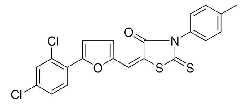Sigma-Aldrich 5-(5-(2,4-DICHLORO-PH)-FURAN-2-YLMETHYLENE)-2-THIOXO-3-P-TOLYL-THIAZOLIDIN-4-ONE，AldrichCPR