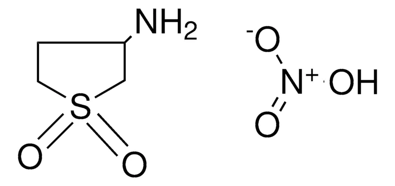 Sigma-Aldrich NITRIC ACID COMPOUND WITH 1,1-DIOXIDOTETRAHYDRO-3-THIENYLAMINE,AldrichCPR