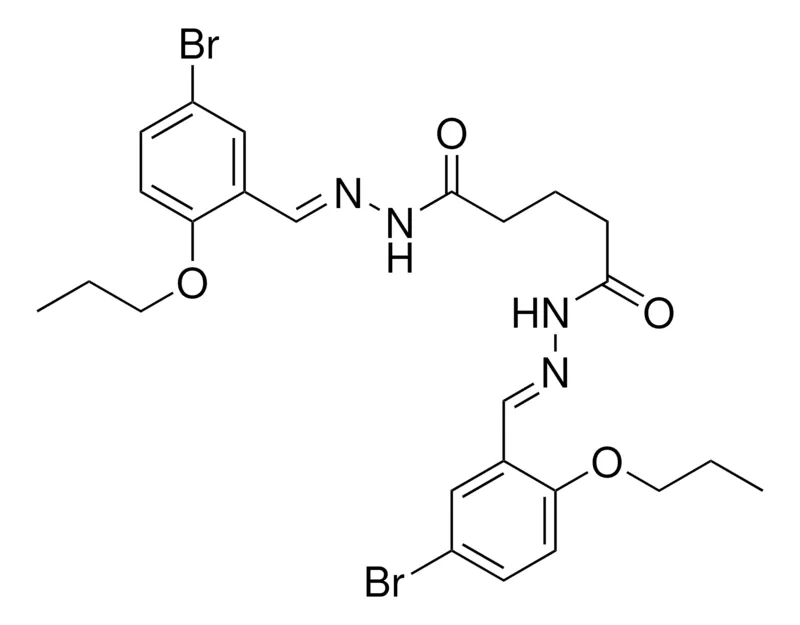Sigma-Aldrich N'(1),N'(5)-BIS(5-BROMO-2-PROPOXYBENZYLIDENE)PENTANEDIHYDRAZIDE,AldrichCPR