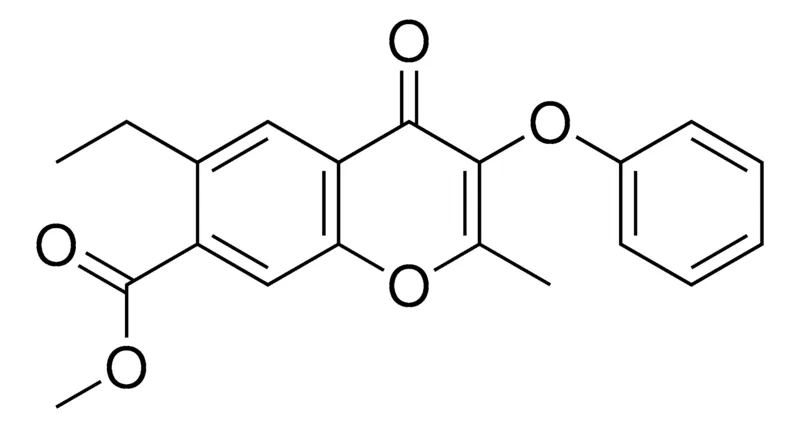 Sigma-Aldrich 6-ETHYL-2-METHYL-4-OXO-3-PHENOXY-4H-CHROMENE-7-CARBOXYLIC ACID METHYL ESTER,AldrichCPR
