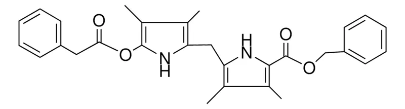 Sigma-Aldrich (DI-ME-PH-ACO-PYRROL-YLMETHYL)-3,4-DIMETHYL-PYRROLE-2-CARBOXYLIC ACID BZL ESTER,AldrichCPR