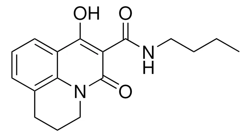 Sigma-Aldrich N-BU-7-HYDROXY-5-OXO-2,3-DIHYDRO-1H,5H-PYRIDO(3,2,1-IJ)QUINOLINE-6-CARBOXAMIDE,AldrichCPR