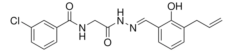 Sigma-Aldrich N-(2-(2-(3-ALLYL-2-HYDROXYBENZYLIDENE)HYDRAZINO)-2-OXOETHYL)-3-CHLOROBENZAMIDE，AldrichCPR