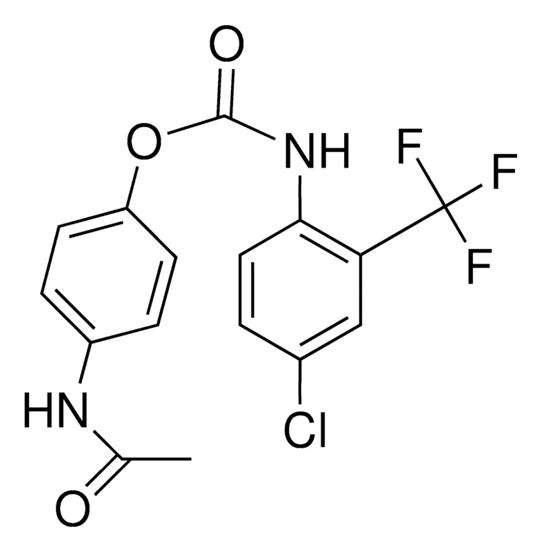 Sigma-Aldrich 4-ACETAMIDOPHENYL N-(4-CHLORO-2-(TRIFLUOROMETHYL)PHENYL)CARBAMATE,AldrichCPR