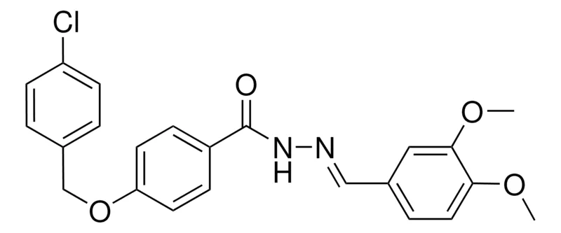 Sigma-Aldrich 4-((4-CHLOROBENZYL)OXY)-N'-(3,4-DIMETHOXYBENZYLIDENE)BENZOHYDRAZIDE,AldrichCPR