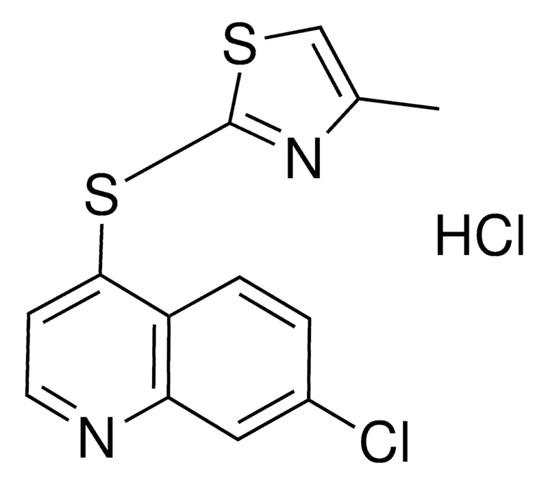 Sigma-Aldrich 7-CHLORO-4-(4-METHYL-2-THIAZOLYLTHIO)QUINOLINE HYDROCHLORIDE,AldrichCPR