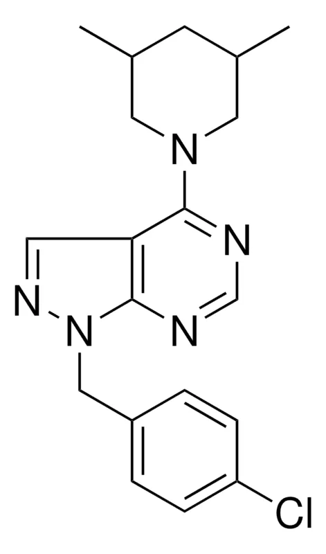 Sigma-Aldrich 1-(4-CHLOROBENZYL)-4-(3,5-DIMETHYL-1-PIPERIDINYL)-1H-PYRAZOLO(3,4-D)PYRIMIDINE,AldrichCPR