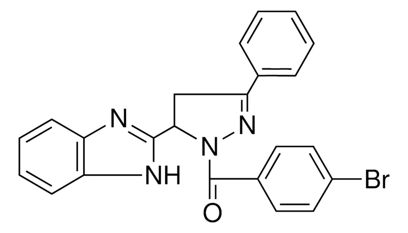 Sigma-Aldrich (5-(1H-BENZOIMIDAZOL-2-YL)-3-PH-4,5-2H-PYRAZOL-1-YL)-(4-BROMO-PHENYL)-METHANONE,AldrichCPR