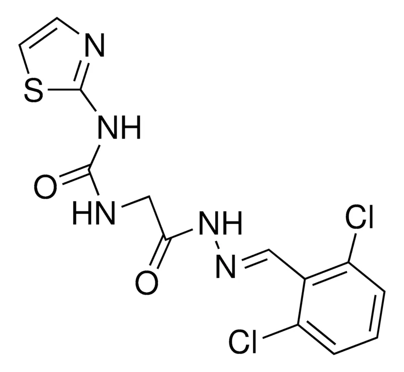 Sigma-Aldrich 2-(3-(2-THIAZOLYL)UREIDO)ACETIC ACID N2-(2,6-DICHLOROBENZYLIDENE)HYDRAZIDE，AldrichCPR