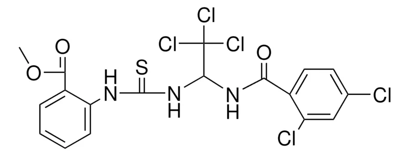 Sigma-Aldrich 2-(3-(2,2,2-TRI-CL-1-(DI-CL-BENZOYLAMINO)-ET)-THIOUREIDO)-BENZOIC ACID ME ESTER,AldrichCPR