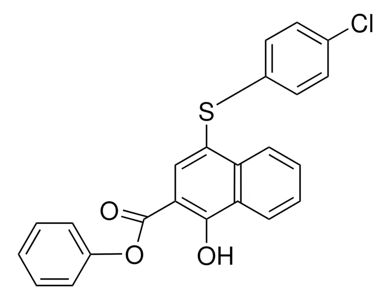 Sigma-Aldrich PHENYL 4-(4-CHLOROPHENYLTHIO)-1-HYDROXY-2-NAPHTHOATE，AldrichCPR