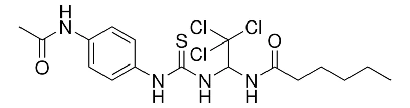 Sigma-Aldrich HEXANOIC ACID (1-(3-(4-ACETYLAMINO-PH)-THIOUREIDO)-2,2,2-TRICHLORO-ETHYL)-AMIDE,AldrichCPR