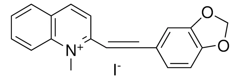 Sigma-Aldrich 1-METHYL-2-(3,4-(METHYLENEDIOXY)-STYRYL)-QUINOLINIUM IODIDE,AldrichCPR