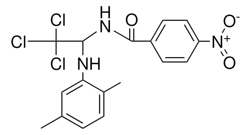 Sigma-Aldrich 4-NITRO-N-(2,2,2-TRICHLORO-1-(2,5-DIMETHYL-PHENYLAMINO)-ETHYL)-BENZAMIDE,AldrichCPR