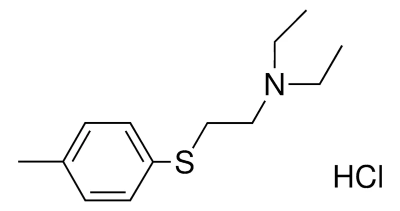 Sigma-Aldrich DIETHYL-(2-P-TOLYLSULFANYL-ET)-AMINE, HYDROCHLORIDE,AldrichCPR