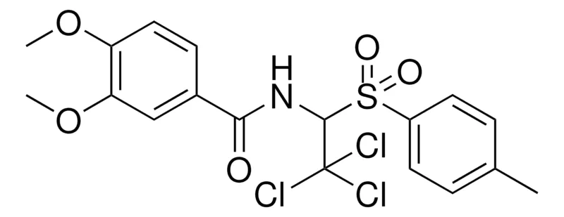 Sigma-Aldrich 3,4-DIMETHOXY-N-(2,2,2-TRICHLORO-1-(TOLUENE-4-SULFONYL)-ETHYL)-BENZAMIDE,AldrichCPR