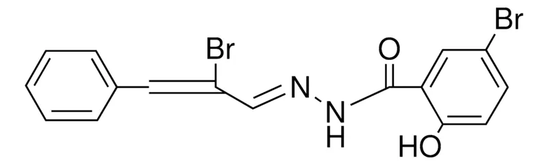 Sigma-Aldrich 5-BROMO-2-HYDROXY-BENZOIC ACID (2-BROMO-3-PHENYL-ALLYLIDENE)-HYDRAZIDE,AldrichCPR