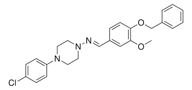 Sigma-Aldrich (4-BENZYLOXY-3-METHOXY-BENZYLIDENE)-(4-(4-CHLORO-PHENYL)-PIPERAZIN-1-YL)-AMINE,AldrichCPR