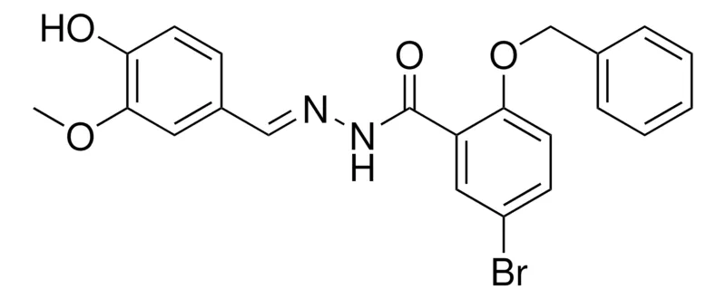 Sigma-Aldrich 2-(BENZYLOXY)-5-BROMO-N'-(4-HYDROXY-3-METHOXYBENZYLIDENE)BENZOHYDRAZIDE,AldrichCPR