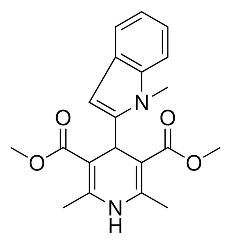Sigma-Aldrich 2,6-DI-ME-4(1-ME-1H-INDOL-2-YL)1,4-2H-PYRIDINE-3,5-DICARBOXYLIC ACID DI-ME ESTER，AldrichCPR