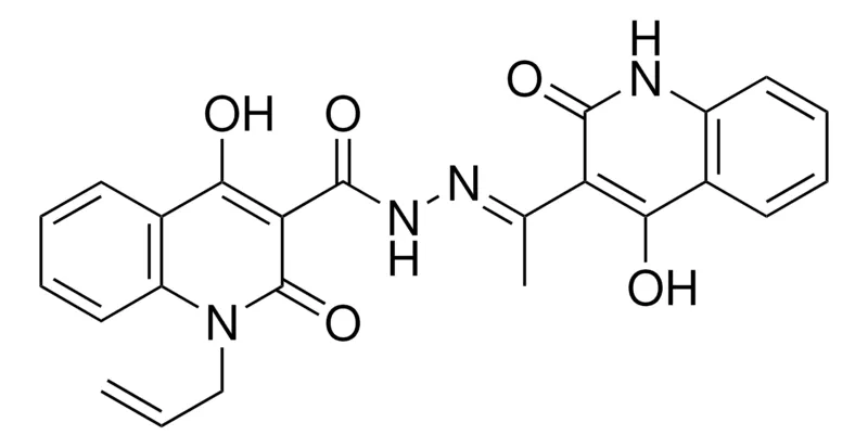 Sigma-Aldrich 1-ALLYL-4-HYDROXY-N'-[(E)-1-(4-HYDROXY-2-OXO-1,2-DIHYDRO-3-QUINOLINYL)ETHYLIDENE]-2-OXO-1,2-DIHYDRO-3-QUINOLINECARBOHYDRAZIDE，AldrichCPR