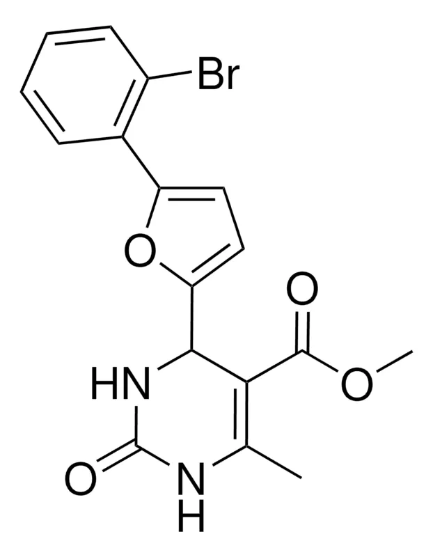 Sigma-Aldrich METHYL 4-(5-(2-BROMOPHENYL)-2-FURYL)-6-METHYL-2-OXO-1,2,3,4-TETRAHYDRO-5-PYRIMIDINECARBOXYLATE,AldrichCPR
