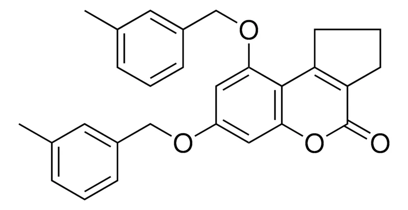 Sigma-Aldrich 7,9-BIS-(3-METHYL-BENZYLOXY)-2,3-DIHYDRO-1H-CYCLOPENTA(C)CHROMEN-4-ONE,AldrichCPR