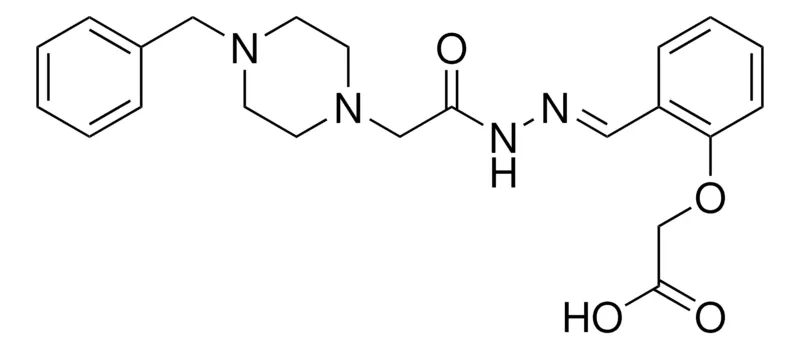 Sigma-Aldrich (2-(2-((4-BENZYL-1-PIPERAZINYL)ACETYL)CARBOHYDRAZONOYL)PHENOXY)ACETIC ACID,AldrichCPR