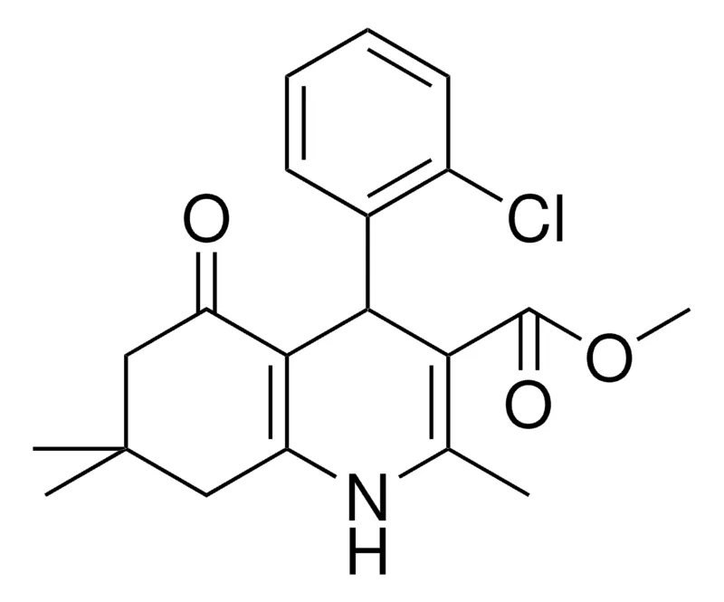 Sigma-Aldrich 4(2-CL-PH)2,7,7-TRI-ME-5-OXO-1,4,5,6,7,8-6H-QUINOLINE-3-CARBOXYLIC ACID ME ESTER,AldrichCPR