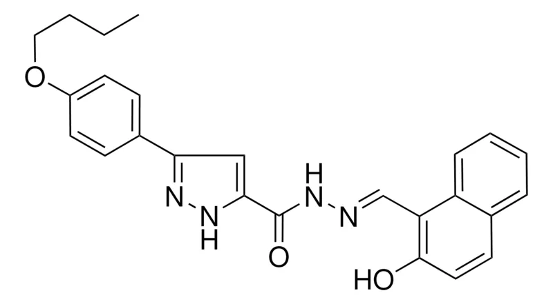Sigma-Aldrich 3-(4-BUTOXYPHENYL)-N'-((2-HO-1-NAPHTHYL)METHYLENE)-1H-PYRAZOLE-5-CARBOHYDRAZIDE，AldrichCPR
