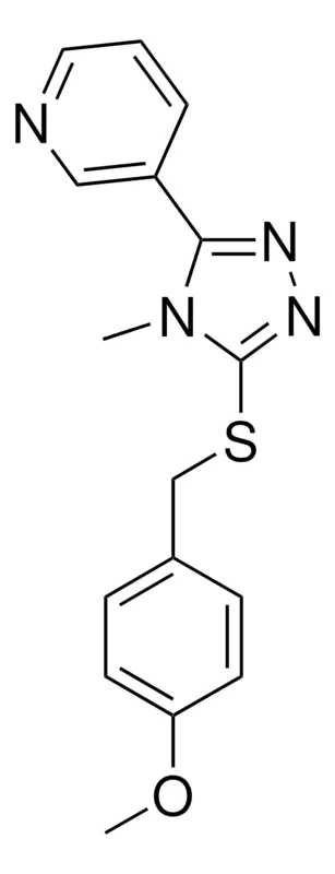 Sigma-Aldrich ME 4-(((4-METHYL-5-(3-PYRIDINYL)-4H-1,2,4-TRIAZOL-3-YL)THIO)METHYL)PHENYL ETHER,AldrichCPR