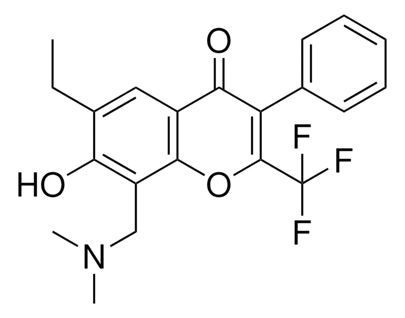 Sigma-Aldrich 8-((DIMETHYLAMINO)ME)-6-ET-7-HO-3-PHENYL-2-(TRIFLUOROMETHYL)-4H-CHROMEN-4-ONE,AldrichCPR