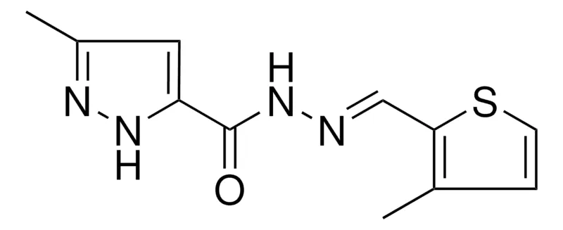 Sigma-Aldrich 5-ME-2H-PYRAZOLE-3-CARBOXYLIC ACID (3-METHYL-THIOPHEN-2-YLMETHYLENE)-HYDRAZIDE,AldrichCPR