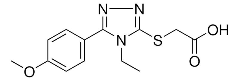 Sigma-Aldrich (4-ETHYL-5-(4-METHOXY-PHENYL)-4H-(1,2,4)TRIAZOL-3-YLSULFANYL)-ACETIC ACID,AldrichCPR