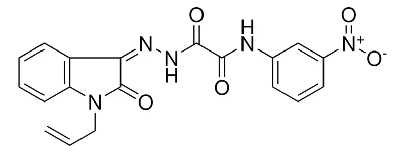Sigma-Aldrich 2(N'-(1-ALLYL-2-OXO-2H-INDOL-3-YLIDENE)-HYDRAZINO)-N-(3-NITRO-PH)2-OXO-ACETAMIDE,AldrichCPR