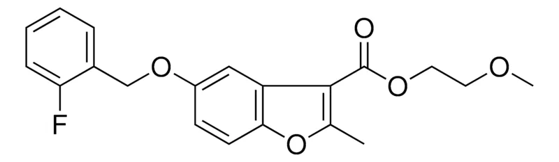 Sigma-Aldrich 5-(2-F-BENZYLOXY)-2-METHYL-BENZOFURAN-3-CARBOXYLIC ACID 2-METHOXY-ETHYL ESTER，AldrichCPR
