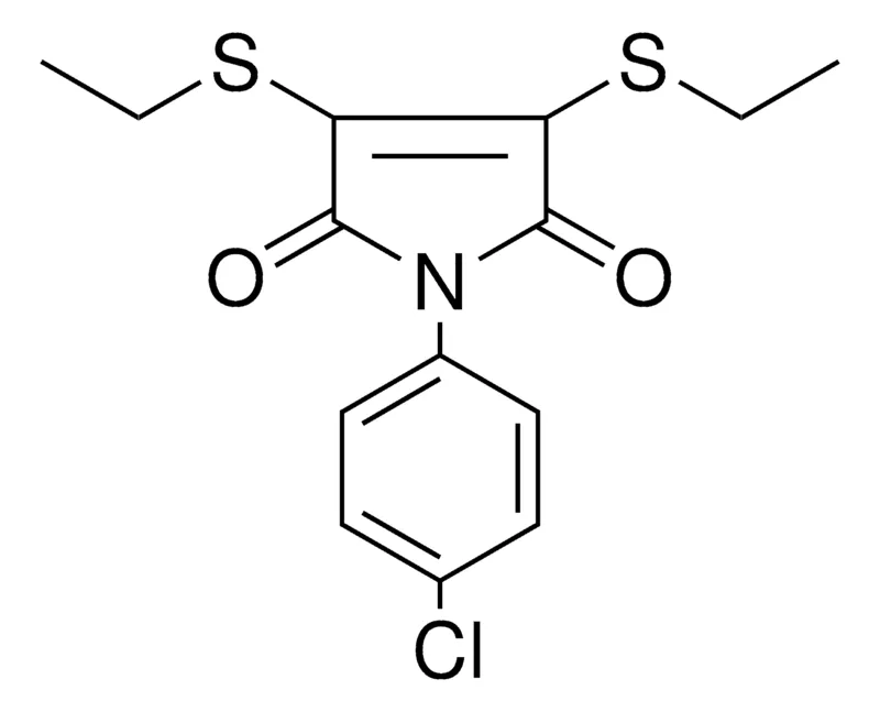 Sigma-Aldrich 1-(4-CHLORO-PHENYL)-3,4-BIS-ETHYLSULFANYL-PYRROLE-2,5-DIONE,AldrichCPR
