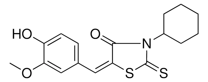 Sigma-Aldrich 3-CYCLOHEXYL-5-(4-HYDROXY-3-METHOXY-BENZYLIDENE)-2-THIOXO-THIAZOLIDIN-4-ONE,AldrichCPR