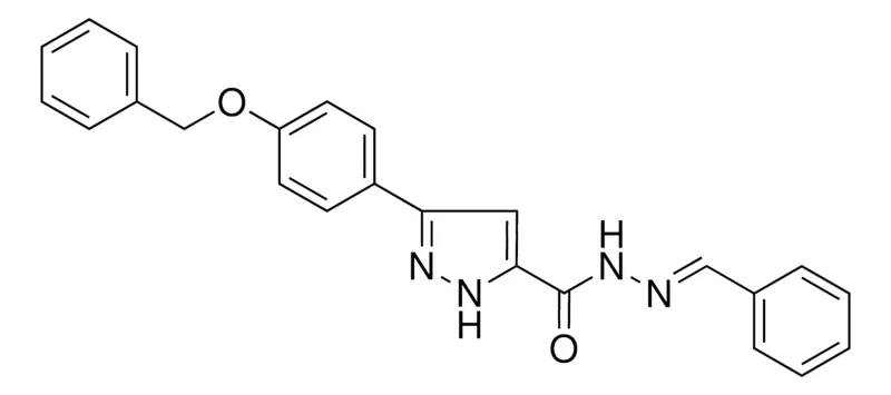 Sigma-Aldrich 5-(4-BENZYLOXY-PHENYL)-2H-PYRAZOLE-3-CARBOXYLIC ACID BENZYLIDENE-HYDRAZIDE,AldrichCPR
