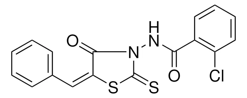 Sigma-Aldrich N-(5-BENZYLIDENE-4-OXO-2-THIOXO-THIAZOLIDIN-3-YL)-2-CHLORO-BENZAMIDE,AldrichCPR