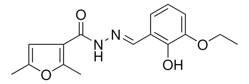 Sigma-Aldrich 2,5-DIMETHYL-FURAN-3-CARBOXYLIC ACID (3-ETHOXY-2-HYDROXY-BENZYLIDENE)-HYDRAZIDE,AldrichCPR