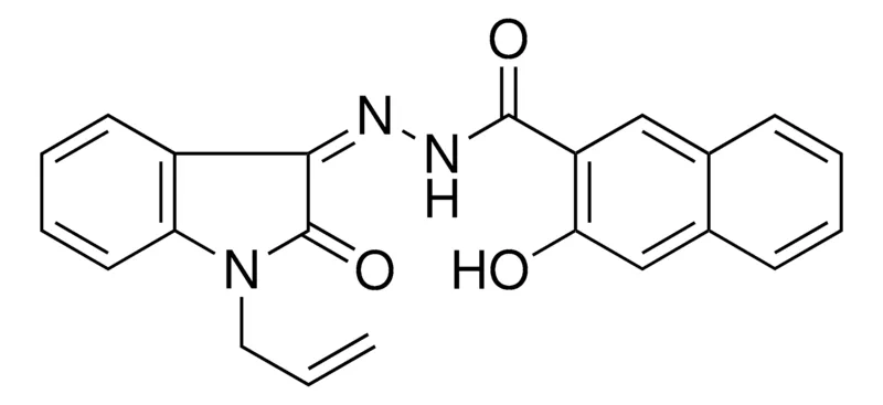 Sigma-Aldrich 3-HO-NAPHTHALENE-2-CARBOXYLIC ACID (1-ALLYL-2-OXO-2H-INDOL-3-YLIDENE)-HYDRAZIDE,AldrichCPR