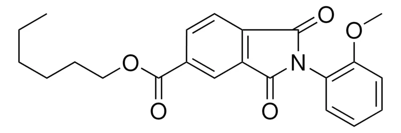 Sigma-Aldrich 2-(2-MEO-PH)-1,3-DIOXO-2,3-DIHYDRO-1H-ISOINDOLE-5-CARBOXYLIC ACID HEXYL ESTER,AldrichCPR