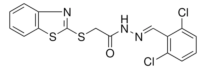 Sigma-Aldrich 2-(1,3-BENZOTHIAZOL-2-YLSULFANYL)-N'-(2,6-DICHLOROBENZYLIDENE)ACETOHYDRAZIDE，AldrichCPR